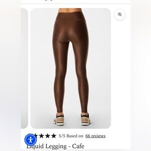 Noli Yoga Liquid Leggings Café NWT